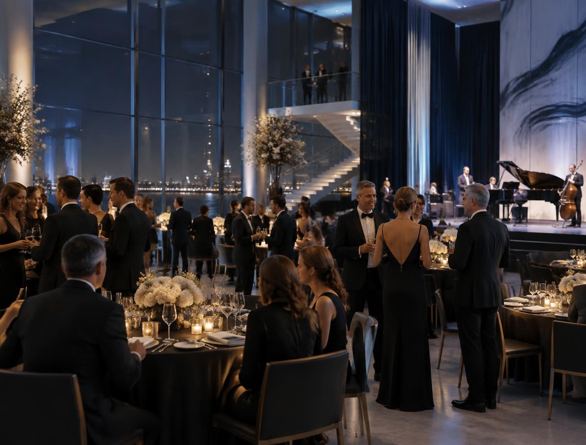 Evento corporativo de alto padrão